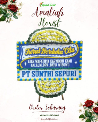 Papan Bunga Duka di Ujung Baru